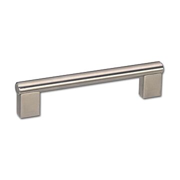 TOPFORM Möbelgriff Delos Edelstahl  Sockel 10 x 20 mm Bohrabstand 160 mm, L 182 x B 12 x H 34 mm