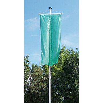 MWI-IKEMEYER Aluminium-Fahnenmast zylindrisch, Alu-Bodenhülse zweiteilig D60mm, HüB 6,0 m, OH
