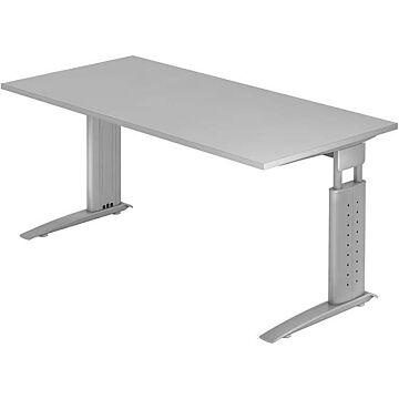 HAMMERBACHER Schreibtisch US16 1600x800mm / grau