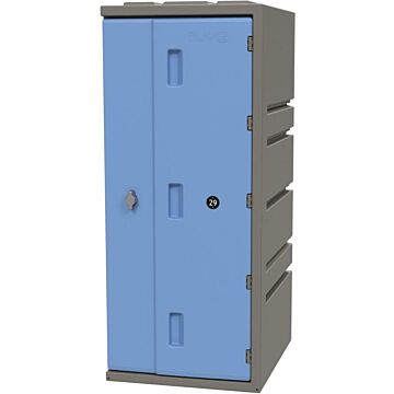 LOTZ Kunststoff-Schließfach 900mm, Tür blau