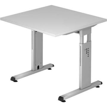 HAMMERBACHER Schreibtisch grau 800x800x720mm