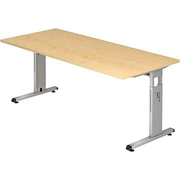 HAMMERBACHER Schreibtisch Ahorn 180x80x72 cm O-Serie
