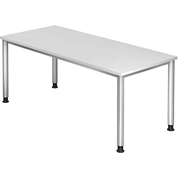 HAMMERBACHER Schreibtisch Weiß 1800x800 mm H-Serie