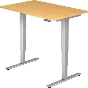 HAMMERBACHER Schreibtisch XDSM 12 1200x800 Buche/silber