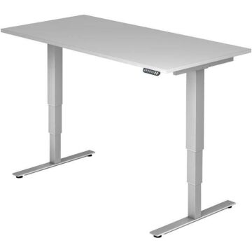 HAMMERBACHER Schreibtisch XDSM 12 1600x800 grau/silber