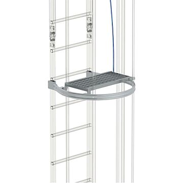 MUNK Zwischenplattform klappbar Alu blank 62960  Günzburger Steigtechnik