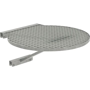 MUNK Umsteigeplattform zw. Leiterzügen D700mm Stahl 63961  Günzburger Steigtechnik
