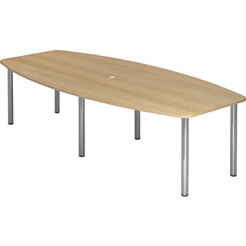 HAMMERBACHER Konferenztisch 280x130cm Dekor Eiche