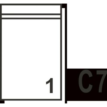 Dokumententaschen (VE2000) 90x118mm, C7, CAB BETRIEB