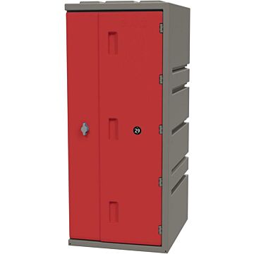 LOTZ Kunststoff-Schließfach 900mm, Tür rot