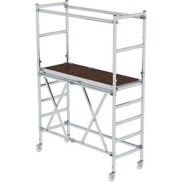 MUNK Klappgerüst Alu 0 115601 1,55 m Plattformhöhe (3,60 m Arbeitshöhe) (Günzburger Steigtechnik)