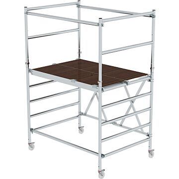 MUNK Klappgerüst Alu 1 115701 1,55 m Plattformhöhe (3,60 m Arbeitshöhe) (Günzburger Steigtechnik)