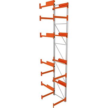 META Kabeltrommelregal, Anbaufeld verzinkt B900xT1100xH5500mm, Feldlast 5500kg