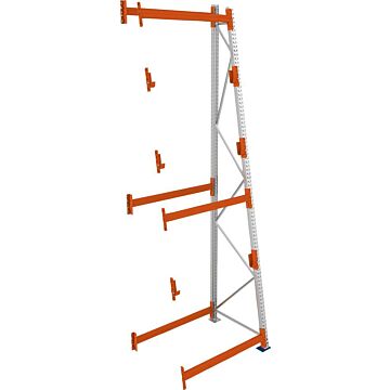 META A Ständer Kabeltrommel, Anbaufeld verzinkt B1300xT900xH4400mm, Feldlast 2250kg