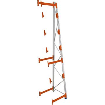 META A Ständer Kabeltrommel, Anbaufeld verzinkt B900xT900xH4900mm, Feldlast 3000kg