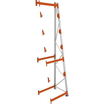 META A Ständer Kabeltrommel, Anbaufeld verzinkt B1100xT900xH4900mm, Feldlast 3000kg