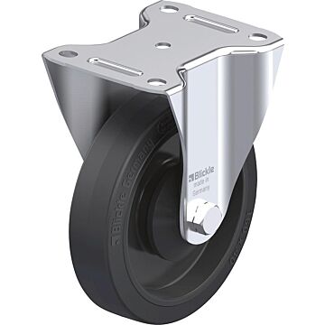 BLICKLE Bockrolle Rad-D160mm Gummi B-POEV 160KA