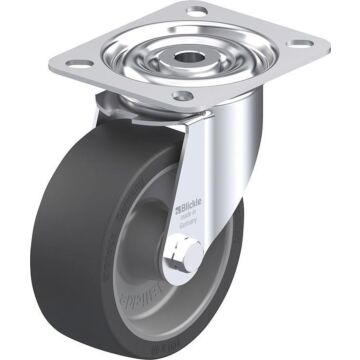 BLICKLE Lenkrolle Rad-D100mm Gummi LI-POSI 100G