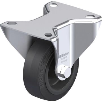 BLICKLE Bockrolle Rad-D80mm Gummi B-POEV 80G