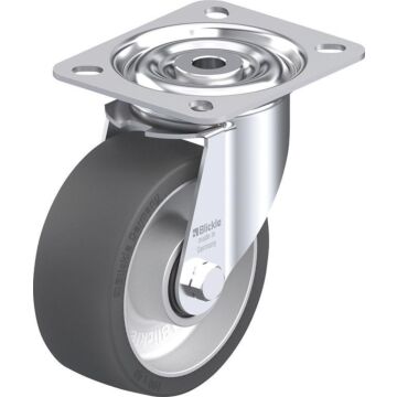 BLICKLE Lenkrolle Rad-D100mm Gummi LI-ALSI 100HKA