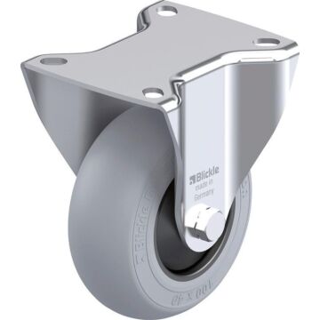 BLICKLE Bockrolle Rad-D100mm Gummi B-POES 100KF-SG