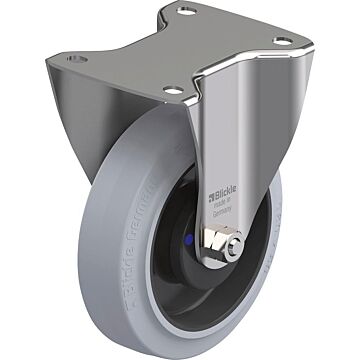 BLICKLE Bockrolle Rad-D160mm Gummi BX-POEV 160XKA-SG-GKN