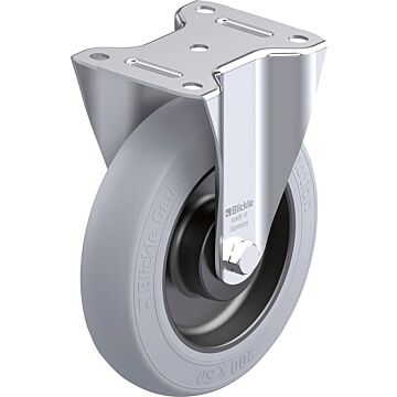 BLICKLE Bockrolle Rad-D200mm Gummi B-POES 200KA-SG