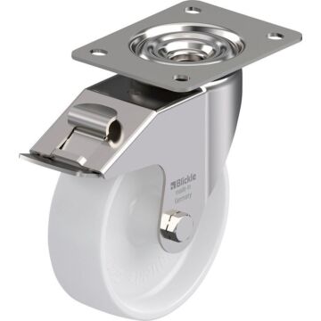 BLICKLE Lenkrolle m. Feststeller Rad-D150mm Kunststoff LEX-PO 150G-FI