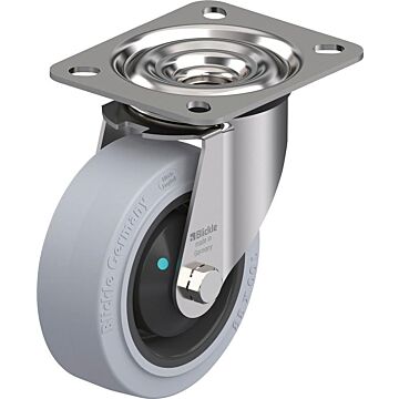 BLICKLE Lenkrolle Rad-D100mm Gummi LEX-POEV 100KAD-SG