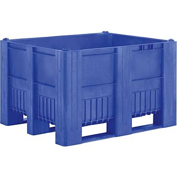CRAEMER Palettenbox CB3 B1200 x T1000 x H760 mm 3 Kufen lebensmittelecht blau