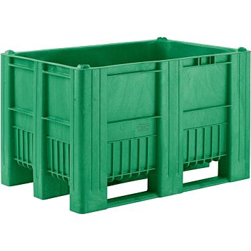 CRAEMER Palettenbox CB1 B1200 x T800 x H740 mm 3 Kufen lebensmittelecht grün