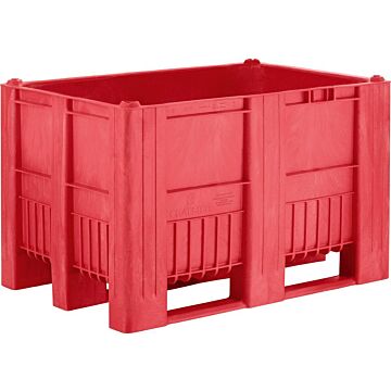 CRAEMER Palettenbox CB1 B1200 x T800 x H740 mm 3 Kufen lebensmittelecht rot