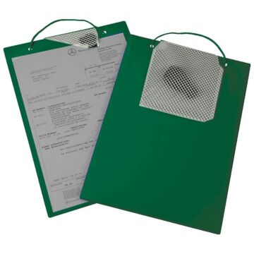 EICHNER Auftragstaschen Plus A4 m. Schlüsselfach u. Klettverschluss 10 Stück, grün