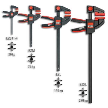 BESSEY Einhandzwinge EZS-Set 110x 40mm, 2 Stück