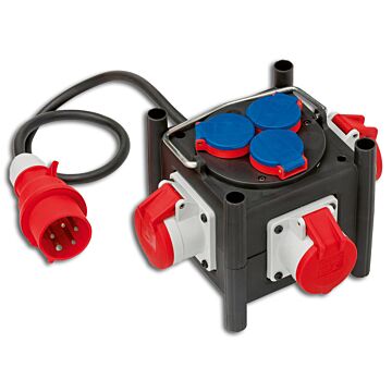 BRENNENSTUHL Kompakt-Stromverteiler 1m, H07RN-F5G1,5, 3xCEE400V+3x230V