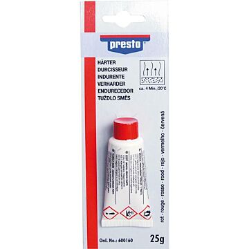 PRESTOL Härter für presto Spachtel 25 g, rot, Blister