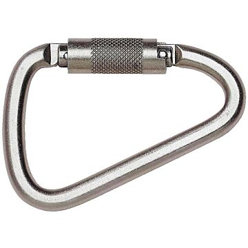 MAS Bergsteiger-Karabinerhaken BS 25-TW Twistlock-Verschluss, Stahl, Öffnung 25 mm