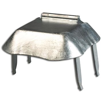 GAH ALBERTS Schwere Auflaufstütze 130x130x40x15 mm zum einbetonieren feuerverzinkt