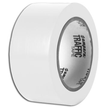 A.M.P.E.R.E Traffic Tape Standard 0,15 mm Dicke 50mm x 33m, weiß