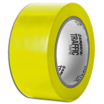 A.M.P.E.R.E Traffic Tape Standard 0,15 mm Dicke 50mm x 33m, gelb