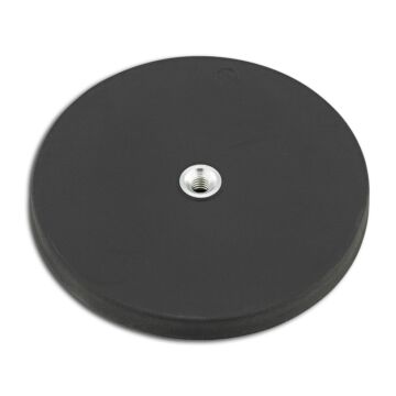 BELOH Flachgreifer-Magnet Gummi 22mm, mit Stift M4