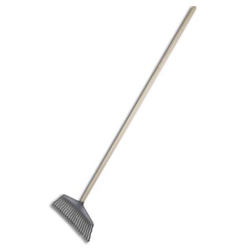 FREUND Kunststoff-Laubbesen ABT Standard 22 Zinken, mit Stiel 150cm