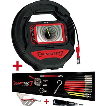 RUNPOTEC Multifunktionskamera-Set Runpocam RC3 15m und Runpostick