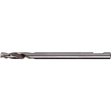 MANDREX Zentrierbohrer HSS-Co 8% Kobalt D6,35mm, L125mm, für Edelstahl/Inox, Eisen, Stahl