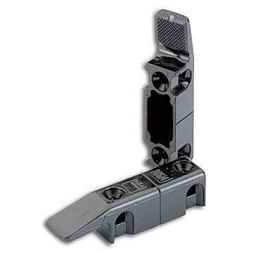 HETTICH MB-Einhängebeschlag, für Paneelwände, MultiClip, 46080, Thermoplast schwarz