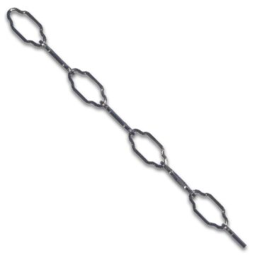 PÖSAMO Zierkette 1688, verkupfert-brüniert, 2,8mm, Rolle 30m, 250x9