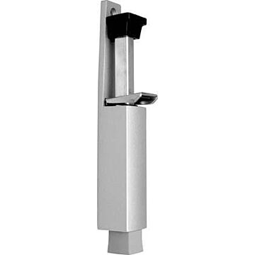 DENI Türfeststeller  3837 Türblattmontage 60mm Hub silber lackiert