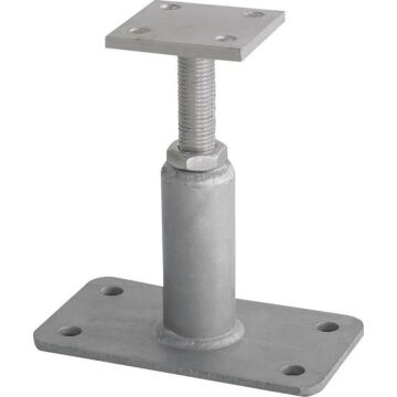 Stützenfuß Typ P, höhenverstellbar, 80x80x8,0mm, CAB FASTENING