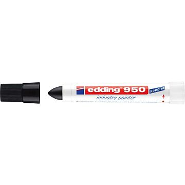 EDDING Industriemarker 950 10mm Pastenspitze schwarz (Markierstift) 