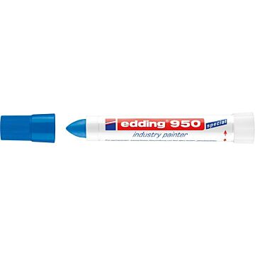EDDING Industriemarker 950 10mm Pastenspitze blau (Markierstift) 